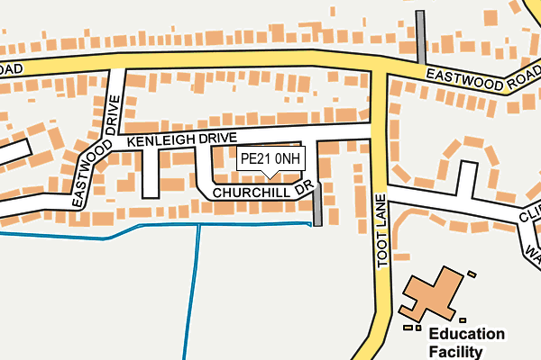 PE21 0NH map - OS OpenMap – Local (Ordnance Survey) PE21 0NH map - OS OpenMap – Local (Ordnance Survey)
