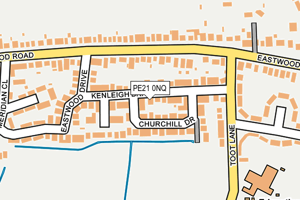 PE21 0NQ map - OS OpenMap – Local (Ordnance Survey) PE21 0NQ map - OS OpenMap – Local (Ordnance Survey)