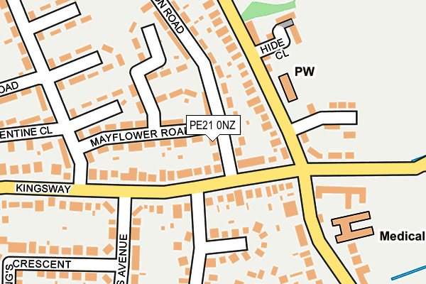 PE21 0NZ map - OS OpenMap – Local (Ordnance Survey) PE21 0NZ map - OS OpenMap – Local (Ordnance Survey)