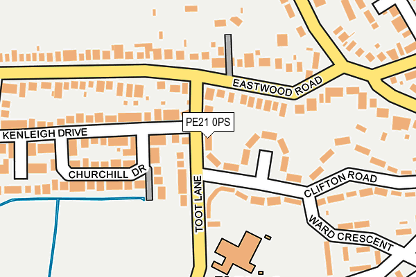 PE21 0PS map - OS OpenMap – Local (Ordnance Survey) PE21 0PS map - OS OpenMap – Local (Ordnance Survey)