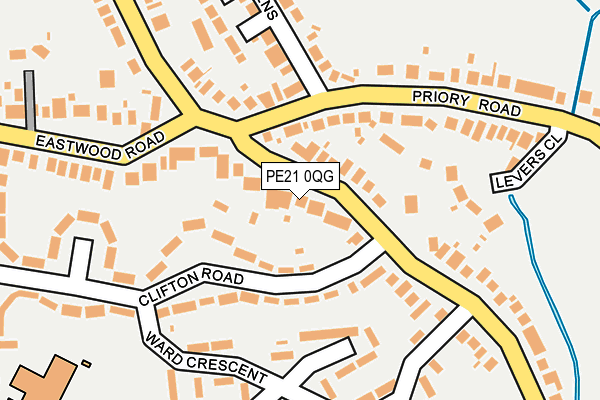 PE21 0QG map - OS OpenMap – Local (Ordnance Survey) PE21 0QG map - OS OpenMap – Local (Ordnance Survey)