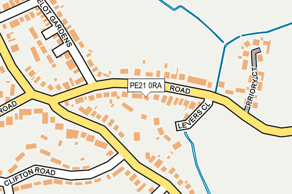 PE21 0RA map - OS OpenMap – Local (Ordnance Survey) PE21 0RA map - OS OpenMap – Local (Ordnance Survey)