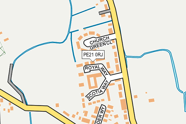 PE21 0RJ map - OS OpenMap – Local (Ordnance Survey) PE21 0RJ map - OS OpenMap – Local (Ordnance Survey)