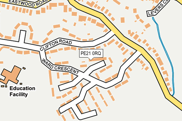 PE21 0RQ map - OS OpenMap – Local (Ordnance Survey) PE21 0RQ map - OS OpenMap – Local (Ordnance Survey)