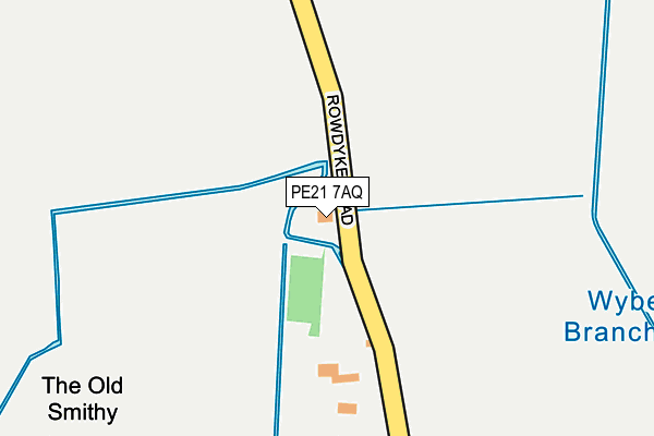 PE21 7AQ map - OS OpenMap – Local (Ordnance Survey) PE21 7AQ map - OS OpenMap – Local (Ordnance Survey)