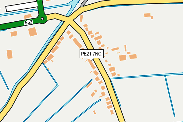 PE21 7NQ map - OS OpenMap – Local (Ordnance Survey) PE21 7NQ map - OS OpenMap – Local (Ordnance Survey)