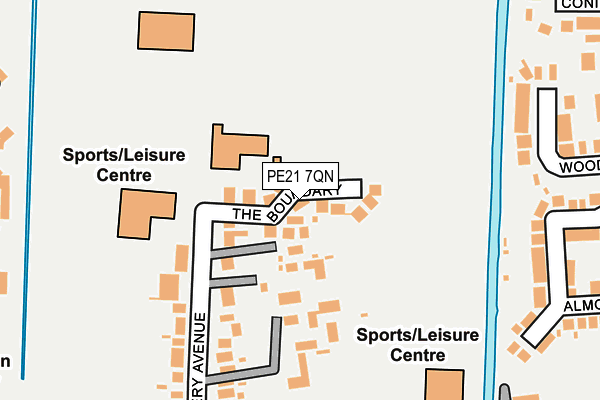 PE21 7QN map - OS OpenMap – Local (Ordnance Survey) PE21 7QN map - OS OpenMap – Local (Ordnance Survey)