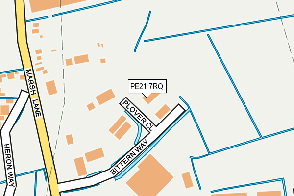 PE21 7RQ map - OS OpenMap – Local (Ordnance Survey) PE21 7RQ map - OS OpenMap – Local (Ordnance Survey)