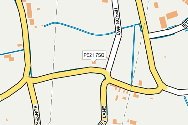 PE21 7SQ map - OS OpenMap – Local (Ordnance Survey) PE21 7SQ map - OS OpenMap – Local (Ordnance Survey)