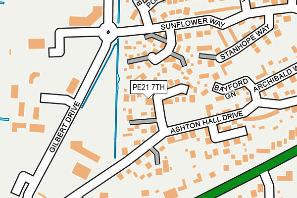 PE21 7TH map - OS OpenMap – Local (Ordnance Survey) PE21 7TH map - OS OpenMap – Local (Ordnance Survey)