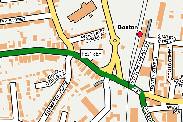 PE21 8EH map - OS OpenMap – Local (Ordnance Survey) PE21 8EH map - OS OpenMap – Local (Ordnance Survey)