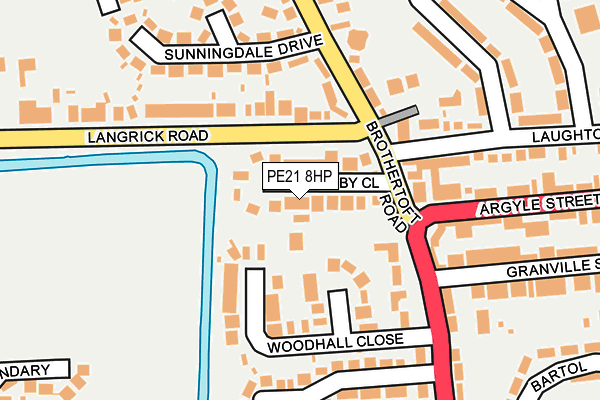 PE21 8HP map - OS OpenMap – Local (Ordnance Survey) PE21 8HP map - OS OpenMap – Local (Ordnance Survey)