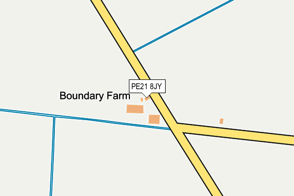 PE21 8JY map - OS OpenMap – Local (Ordnance Survey) PE21 8JY map - OS OpenMap – Local (Ordnance Survey)
