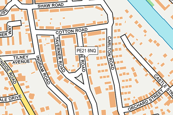 PE21 8NQ map - OS OpenMap – Local (Ordnance Survey) PE21 8NQ map - OS OpenMap – Local (Ordnance Survey)