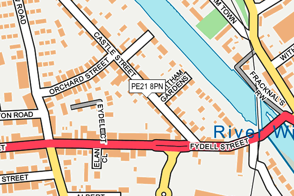 PE21 8PN map - OS OpenMap – Local (Ordnance Survey)