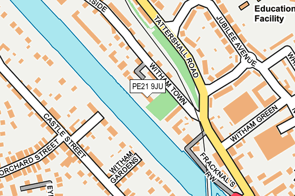 PE21 9JU map - OS OpenMap – Local (Ordnance Survey) PE21 9JU map - OS OpenMap – Local (Ordnance Survey)