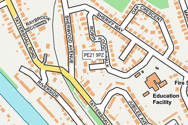PE21 9PZ map - OS OpenMap – Local (Ordnance Survey) PE21 9PZ map - OS OpenMap – Local (Ordnance Survey)