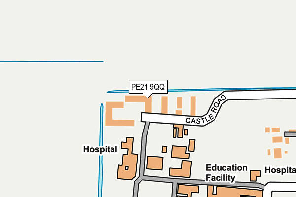 PE21 9QQ map - OS OpenMap – Local (Ordnance Survey) PE21 9QQ map - OS OpenMap – Local (Ordnance Survey)