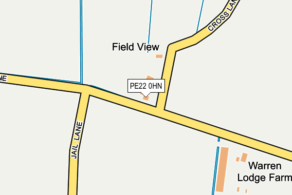 PE22 0HN map - OS OpenMap – Local (Ordnance Survey) PE22 0HN map - OS OpenMap – Local (Ordnance Survey)