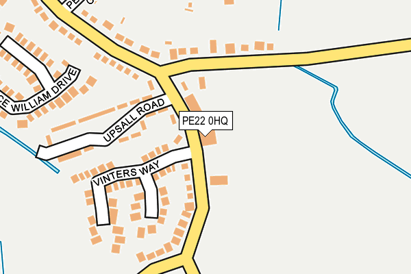 PE22 0HQ map - OS OpenMap – Local (Ordnance Survey) PE22 0HQ map - OS OpenMap – Local (Ordnance Survey)