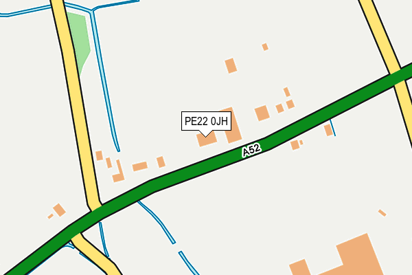 PE22 0JH map - OS OpenMap – Local (Ordnance Survey) PE22 0JH map - OS OpenMap – Local (Ordnance Survey)