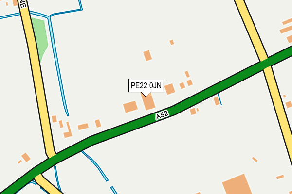 PE22 0JN map - OS OpenMap – Local (Ordnance Survey) PE22 0JN map - OS OpenMap – Local (Ordnance Survey)