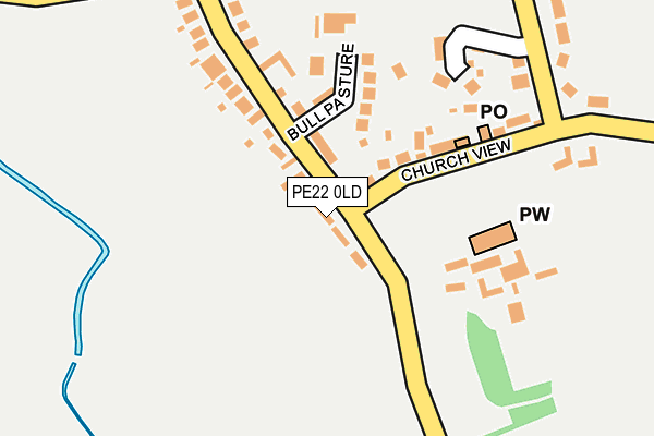 PE22 0LD map - OS OpenMap – Local (Ordnance Survey) PE22 0LD map - OS OpenMap – Local (Ordnance Survey)