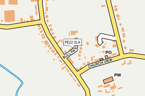 PE22 0LH map - OS OpenMap – Local (Ordnance Survey) PE22 0LH map - OS OpenMap – Local (Ordnance Survey)
