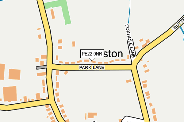 PE22 0NR map - OS OpenMap – Local (Ordnance Survey) PE22 0NR map - OS OpenMap – Local (Ordnance Survey)