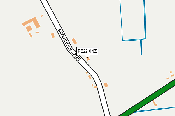 PE22 0NZ map - OS OpenMap – Local (Ordnance Survey) PE22 0NZ map - OS OpenMap – Local (Ordnance Survey)