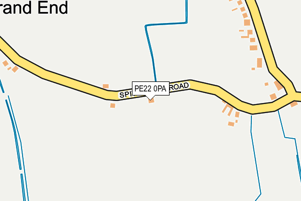 PE22 0PA map - OS OpenMap – Local (Ordnance Survey) PE22 0PA map - OS OpenMap – Local (Ordnance Survey)