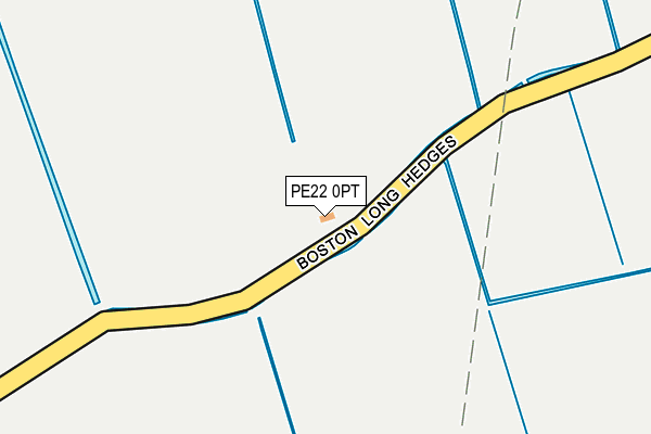 PE22 0PT map - OS OpenMap – Local (Ordnance Survey) PE22 0PT map - OS OpenMap – Local (Ordnance Survey)