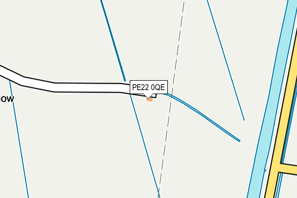 PE22 0QE map - OS OpenMap – Local (Ordnance Survey) PE22 0QE map - OS OpenMap – Local (Ordnance Survey)