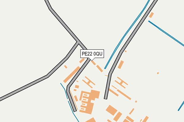 PE22 0QU map - OS OpenMap – Local (Ordnance Survey) PE22 0QU map - OS OpenMap – Local (Ordnance Survey)