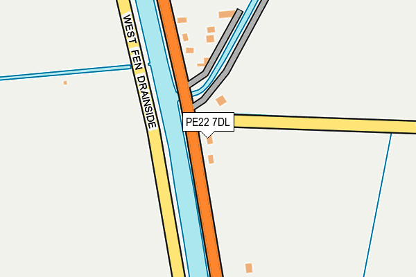 PE22 7DL map - OS OpenMap – Local (Ordnance Survey) PE22 7DL map - OS OpenMap – Local (Ordnance Survey)