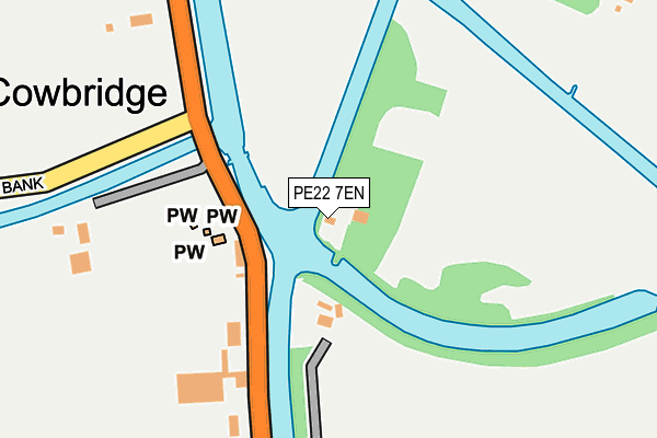 PE22 7EN map - OS OpenMap – Local (Ordnance Survey) PE22 7EN map - OS OpenMap – Local (Ordnance Survey)