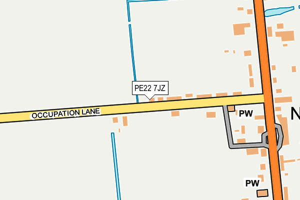 PE22 7JZ map - OS OpenMap – Local (Ordnance Survey) PE22 7JZ map - OS OpenMap – Local (Ordnance Survey)