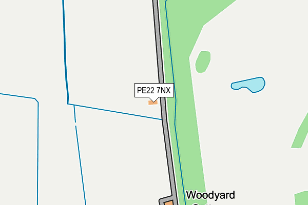 PE22 7NX map - OS OpenMap – Local (Ordnance Survey) PE22 7NX map - OS OpenMap – Local (Ordnance Survey)