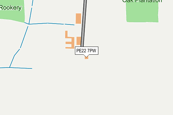 PE22 7PW map - OS OpenMap – Local (Ordnance Survey) PE22 7PW map - OS OpenMap – Local (Ordnance Survey)