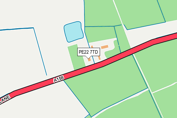PE22 7TD map - OS OpenMap – Local (Ordnance Survey) PE22 7TD map - OS OpenMap – Local (Ordnance Survey)