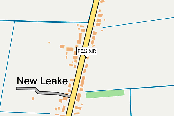 PE22 8JR map - OS OpenMap – Local (Ordnance Survey) PE22 8JR map - OS OpenMap – Local (Ordnance Survey)