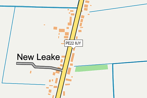PE22 8JY map - OS OpenMap – Local (Ordnance Survey) PE22 8JY map - OS OpenMap – Local (Ordnance Survey)