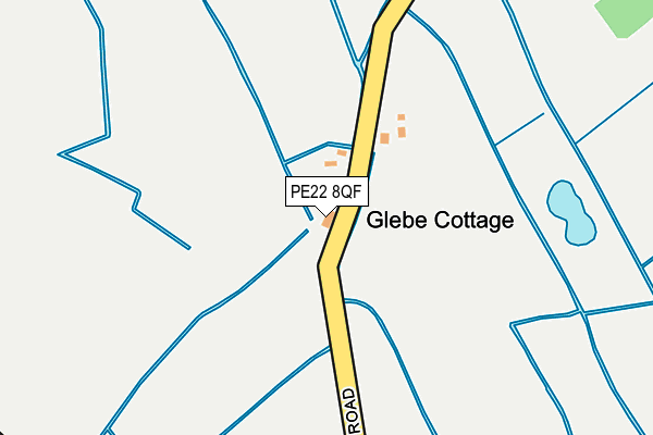 PE22 8QF map - OS OpenMap – Local (Ordnance Survey) PE22 8QF map - OS OpenMap – Local (Ordnance Survey)