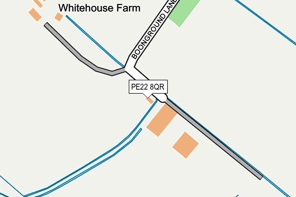 PE22 8QR map - OS OpenMap – Local (Ordnance Survey) PE22 8QR map - OS OpenMap – Local (Ordnance Survey)