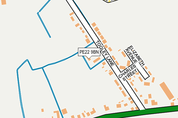 PE22 9BN map - OS OpenMap – Local (Ordnance Survey) PE22 9BN map - OS OpenMap – Local (Ordnance Survey)