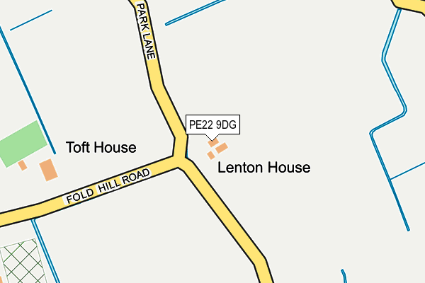 PE22 9DG map - OS OpenMap – Local (Ordnance Survey) PE22 9DG map - OS OpenMap – Local (Ordnance Survey)