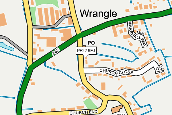 PE22 9EJ map - OS OpenMap – Local (Ordnance Survey) PE22 9EJ map - OS OpenMap – Local (Ordnance Survey)