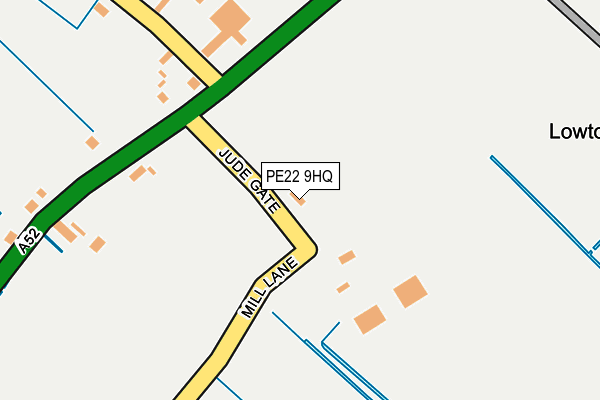 PE22 9HQ map - OS OpenMap – Local (Ordnance Survey) PE22 9HQ map - OS OpenMap – Local (Ordnance Survey)