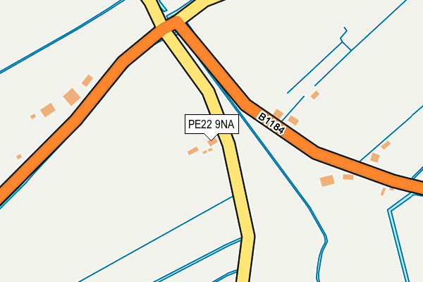 PE22 9NA map - OS OpenMap – Local (Ordnance Survey) PE22 9NA map - OS OpenMap – Local (Ordnance Survey)