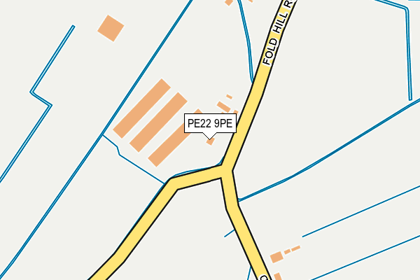 PE22 9PE map - OS OpenMap – Local (Ordnance Survey) PE22 9PE map - OS OpenMap – Local (Ordnance Survey)